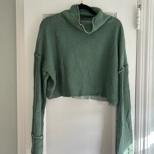 Urban Outfitters Sage Green Cowl Neck Sweater